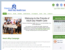 Tablet Screenshot of friendsofadultdayhealth.org